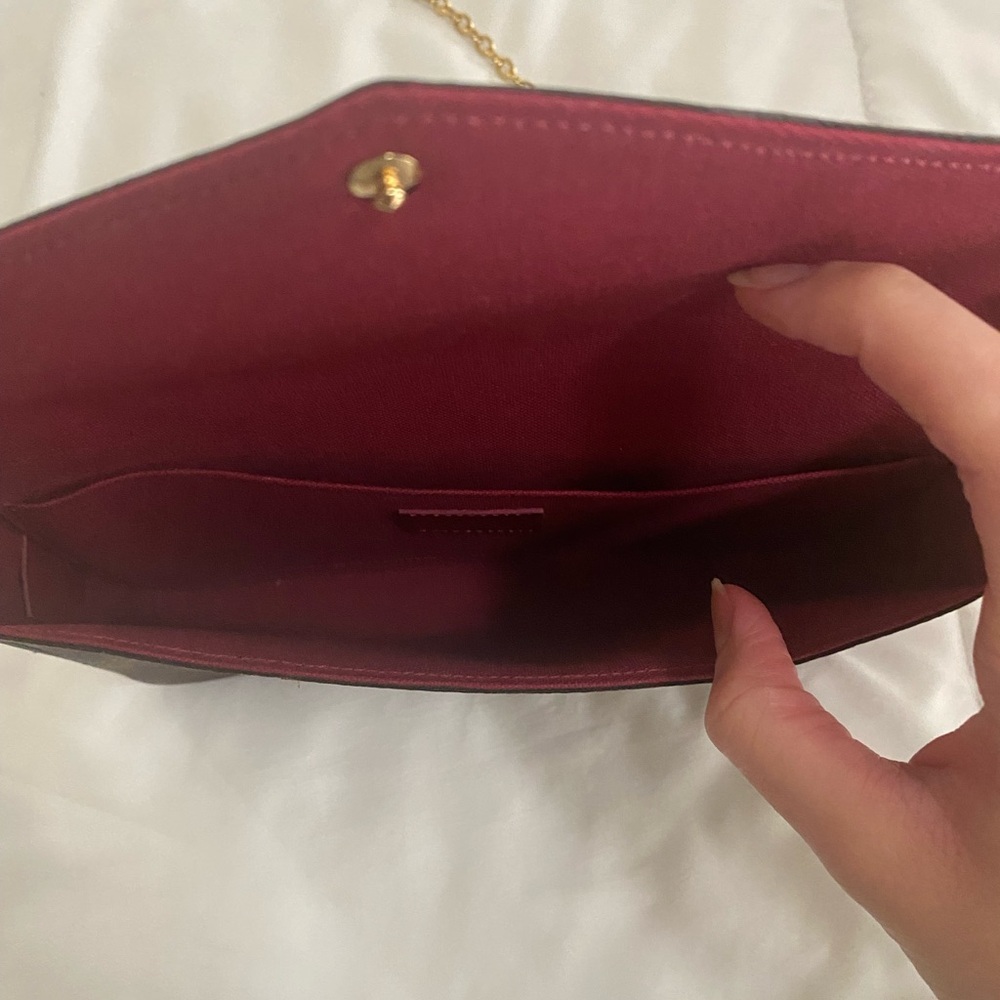 Louis Vuitton Monogram Brown Pochette Felicie Crossbody Bag - Picture 6 of 7